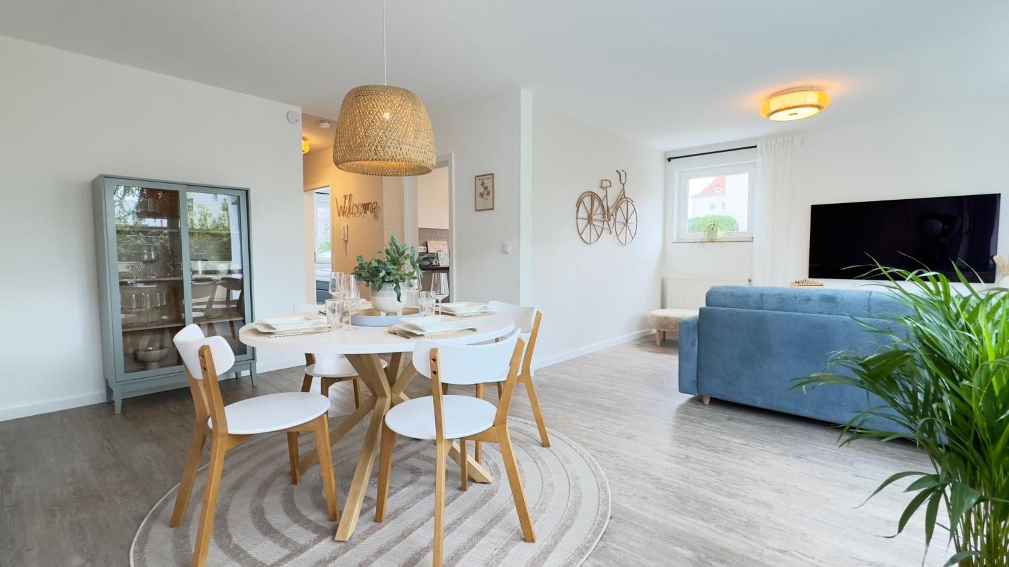 Am Park - 4p, Boxspringbett, Balkon, Smarttv, Gesundbrunnen, Familienfreundlich Halle (Saale)