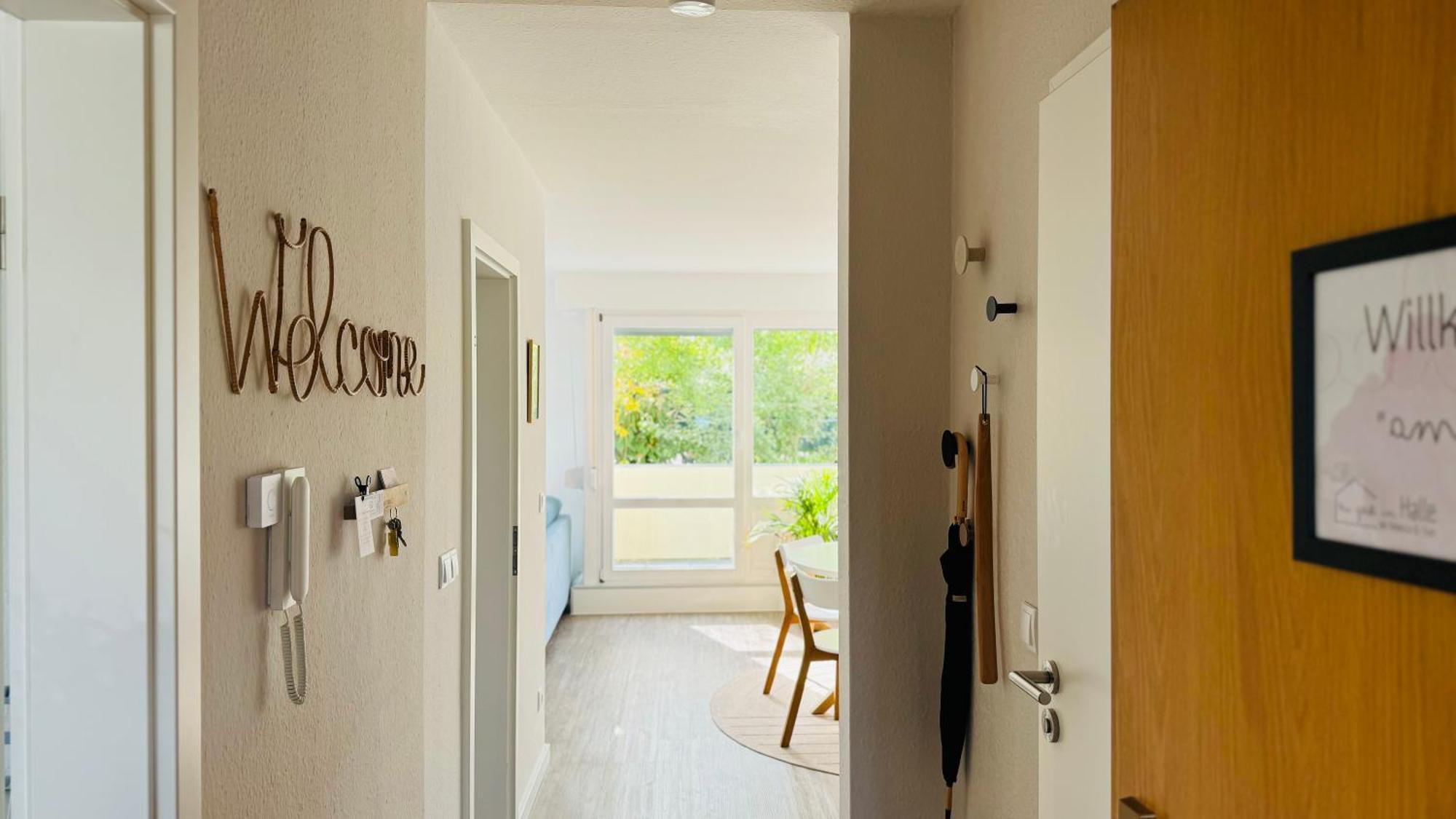 Am Park - 4p, Boxspringbett, Balkon, Smarttv, Gesundbrunnen, Familienfreundlich * Halle (Saale)