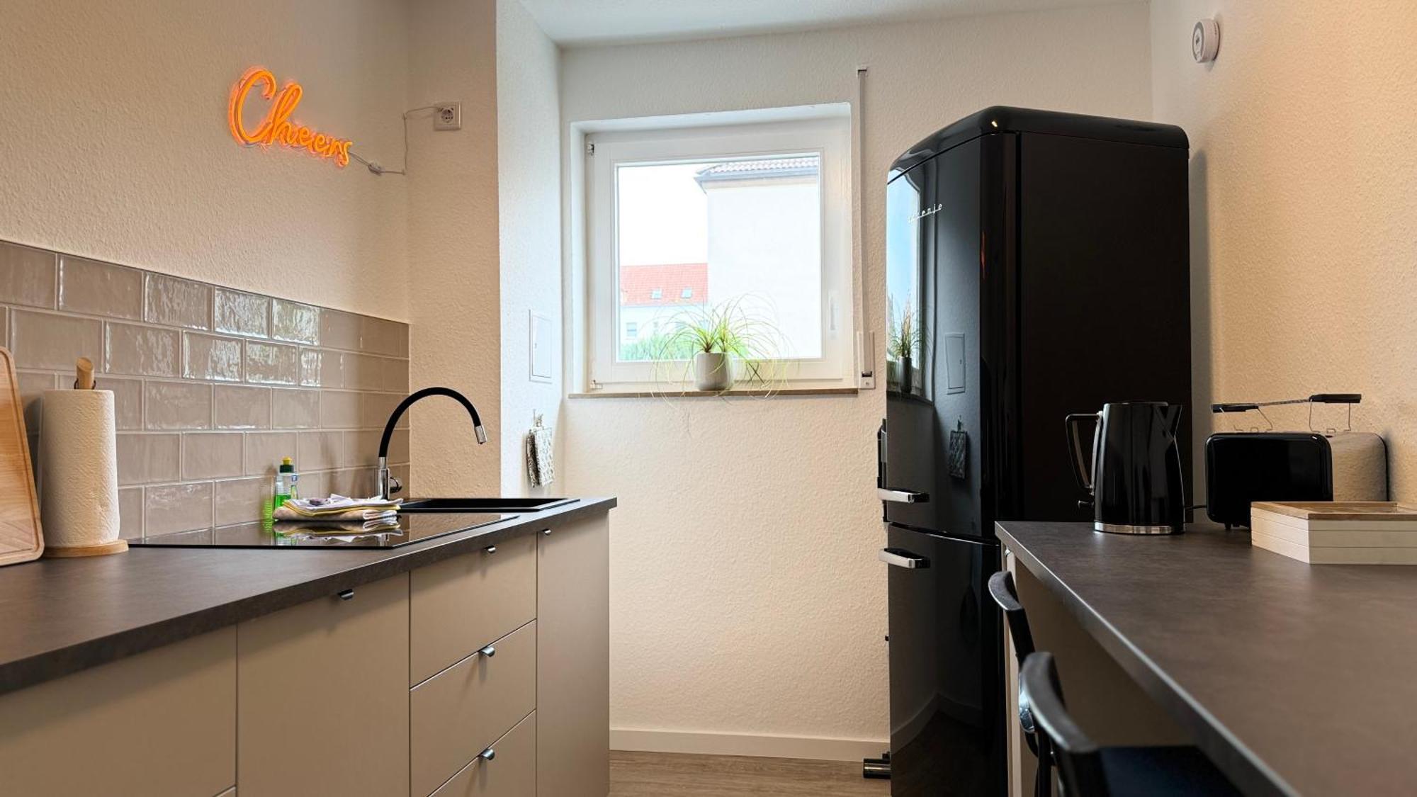 Am Park - 4p, Boxspringbett, Balkon, Smarttv, Gesundbrunnen, Familienfreundlich Apartment Halle (Saale)